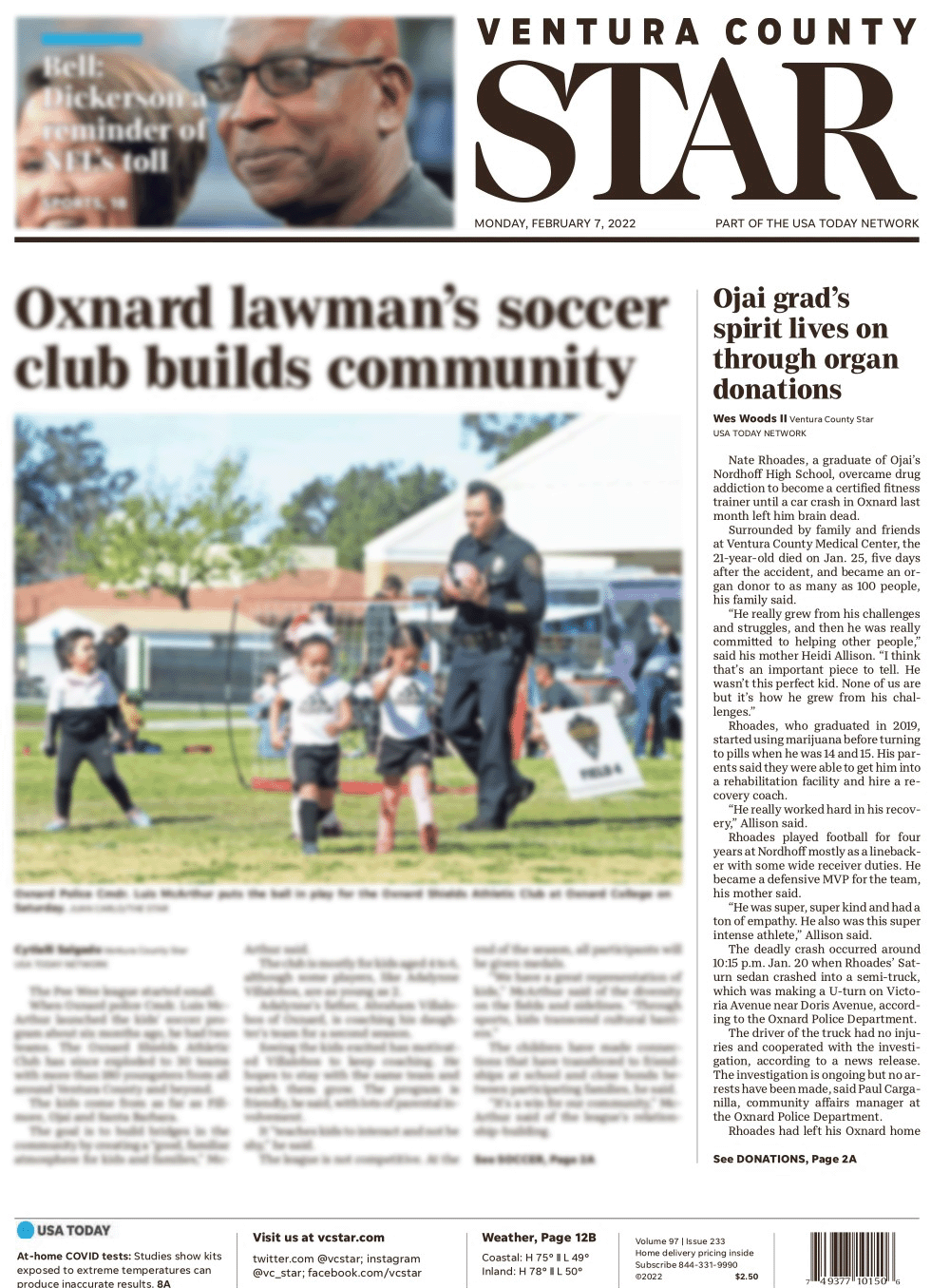 Photo of Ventura Star newspaper