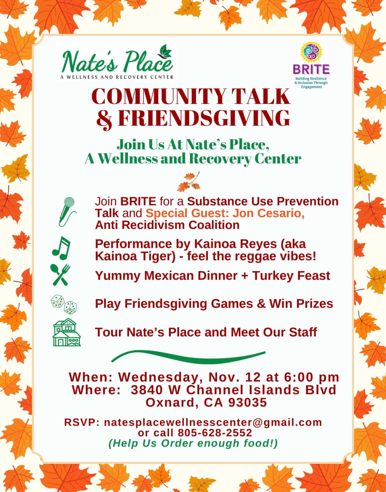 Guys Dialectical Behavior Therapy (DBT) group, 5:30pm Tuesdays