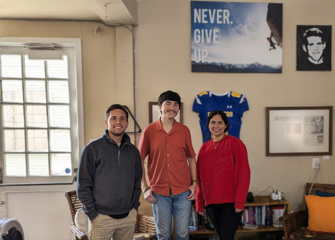 Three of our staff